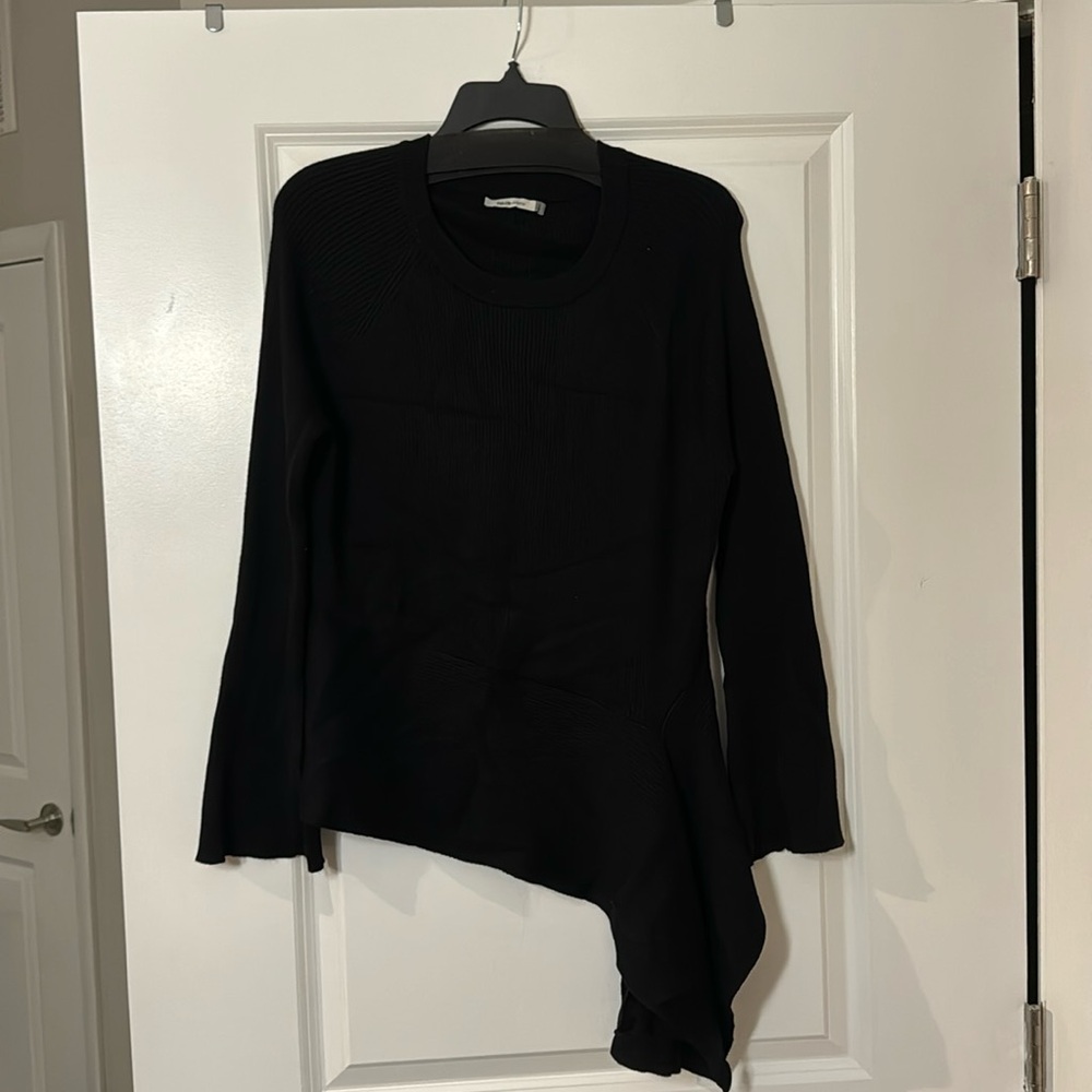 Black Asymmetrical sweater